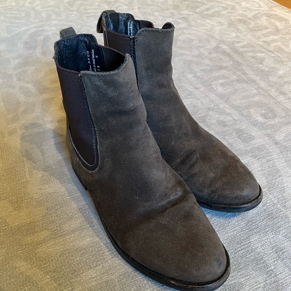 Thursday Boot Company Duchess dark olive brown suede chelsea boots Size 5.5 - Picture 6 of 11